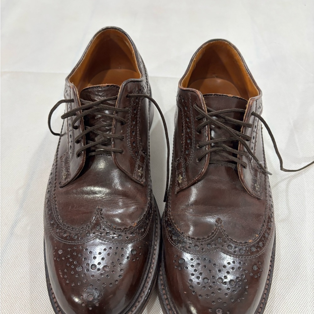 J. Crew Dark Brown Brogue Oxfords